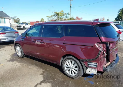 2017 Kia Sedona Ex из США, поврежденный, VIN KNDMC5C15H6281408